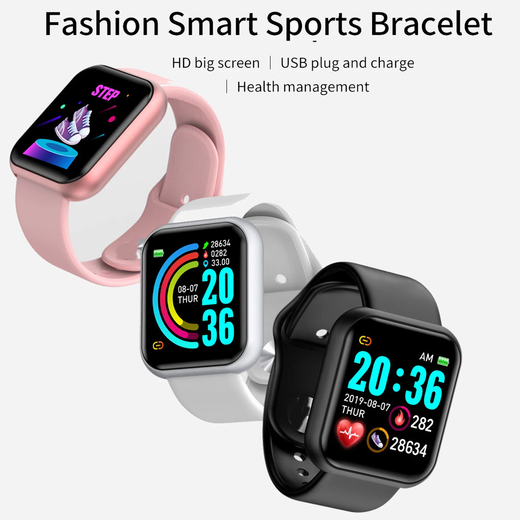 Relógio inteligente para mulheres relógio de pulso bluetooth conectado telefone player música fitness esporte pulseira monitor sono relógios digitais