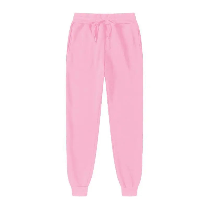 2026 novas calças esportivas casuais masculinas moda cor sólida calças soltas street wear outono/inverno lento correndo calças de fitness