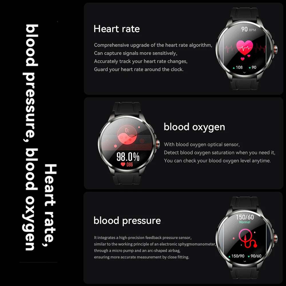 Smartwatch 4G com 16GB+256GB de RAM, tela AMOLED de 1,95 polegadas, bateria de 2100mAh, câmera de 900W, GPS, Wi-Fi, download de aplicativos Google, Android 9.0.