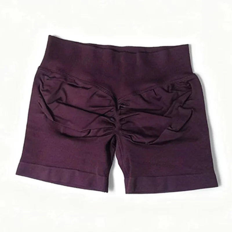 Shorts de impacto |   4.5 "fitness biker curto treino bottoms pilates correndo sem costura leggings ginásio mulher scrunch booty esportes shorts