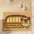 Tapete de Porta Totoro Antiderrapante Personalizável para Uso Doméstico Tapete Redondo Trançado Resistente à Sujeira para Uso...