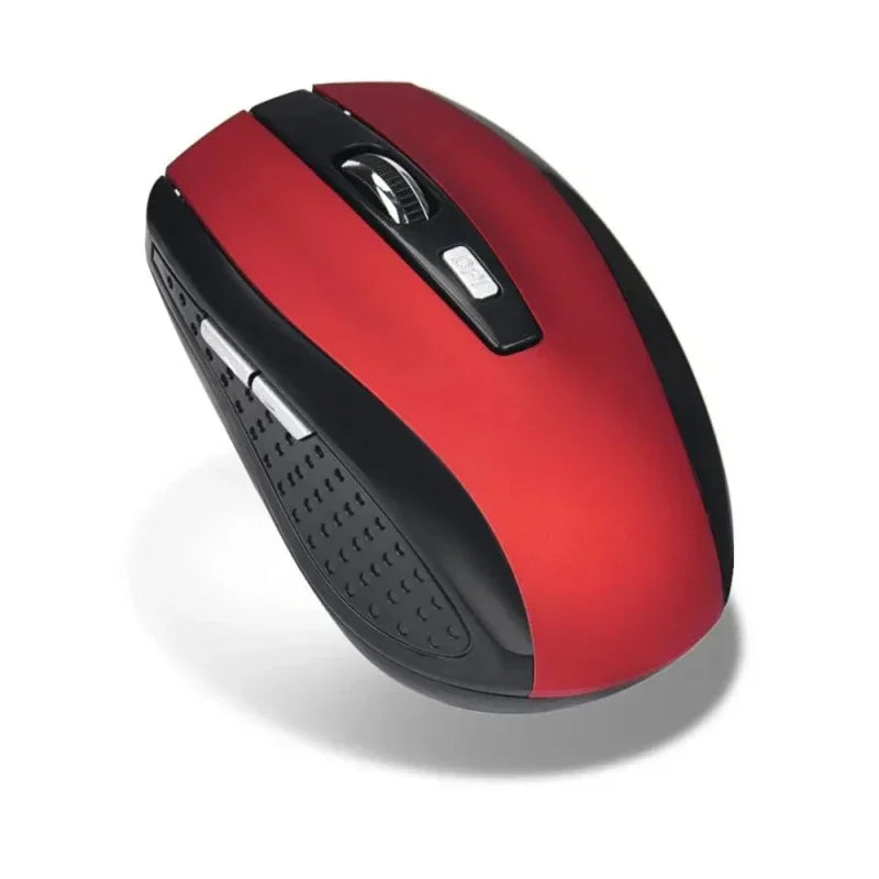 Mouse de computador sem fio usb ajustável gamer gaming 6 botões óptico 2.4 receptor usb para computador acessórios para computador
