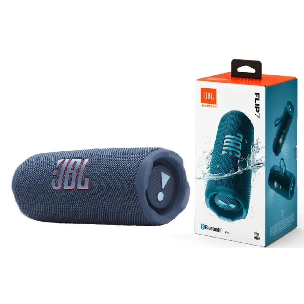 Caixa de Som Bluetooth JBL Flip 7 à Prova d'Água - Sistema de Som Mini HiFi com Graves Potentes IP68 Portátil Sem Fio