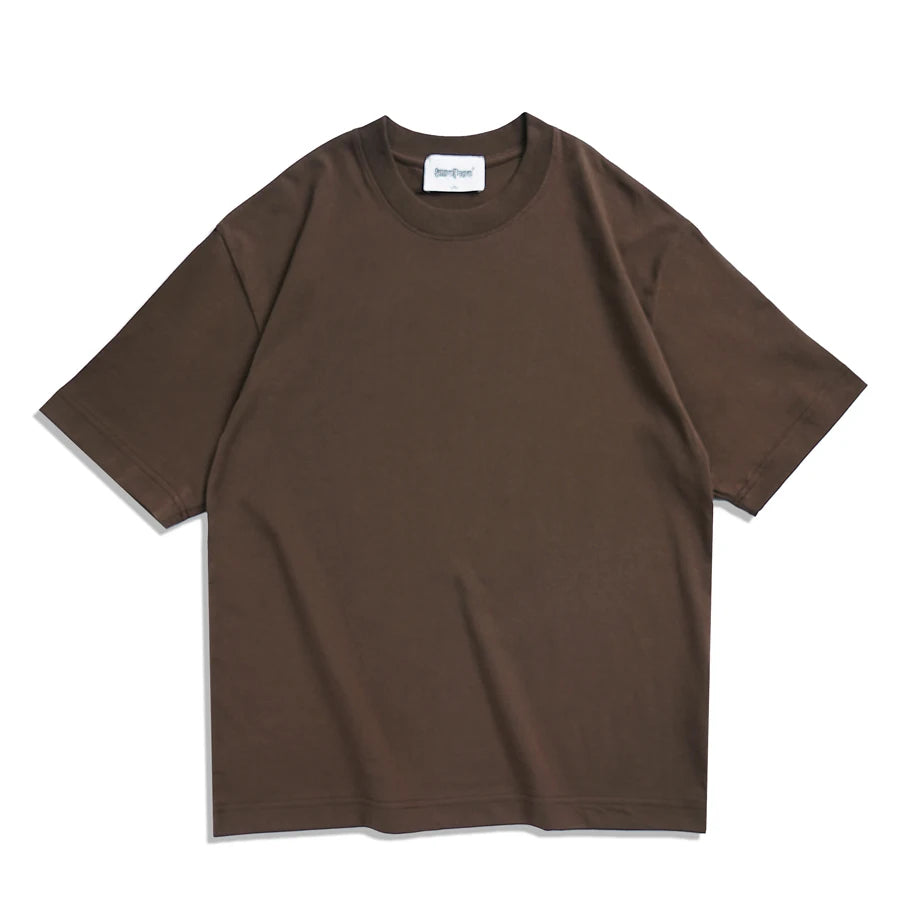 Wavlatii camisetas de verão de grandes dimensões para mulheres homens marrom casual feminino coreano streetwear camisetas unissex básico sólido jovem legal topos