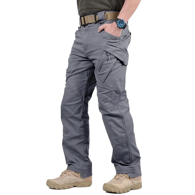 Calças de carga tática masculina clássico ao ar livre caminhadas trekking tático joggers calças militares multi bolso