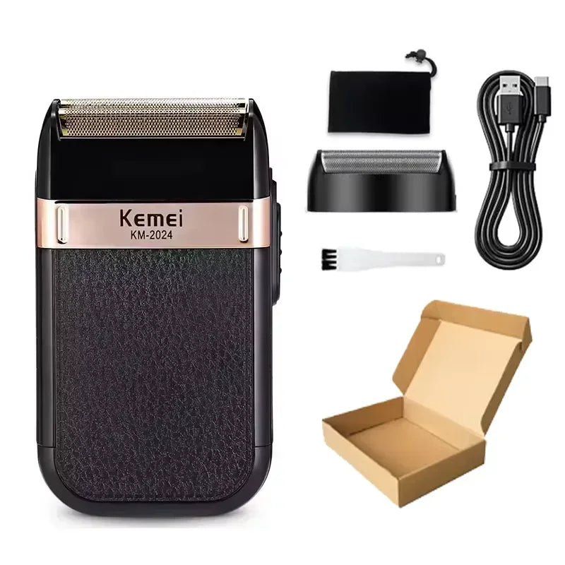 Kemei máquina de cortar cabelo Km-1071 Km-2299 Km-2024 ubs recarregável sem fio aparador de barba poderosa máquina de cortar cabelo elétrica para homem