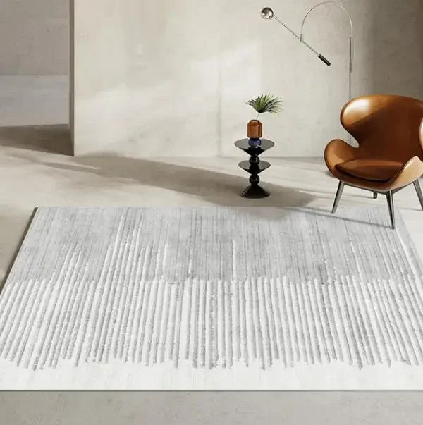 Moderno simples sala de estar decoração tapete grande área macia lounge tapete cinza nórdico para o quarto lavável anti-deslizamento tapete