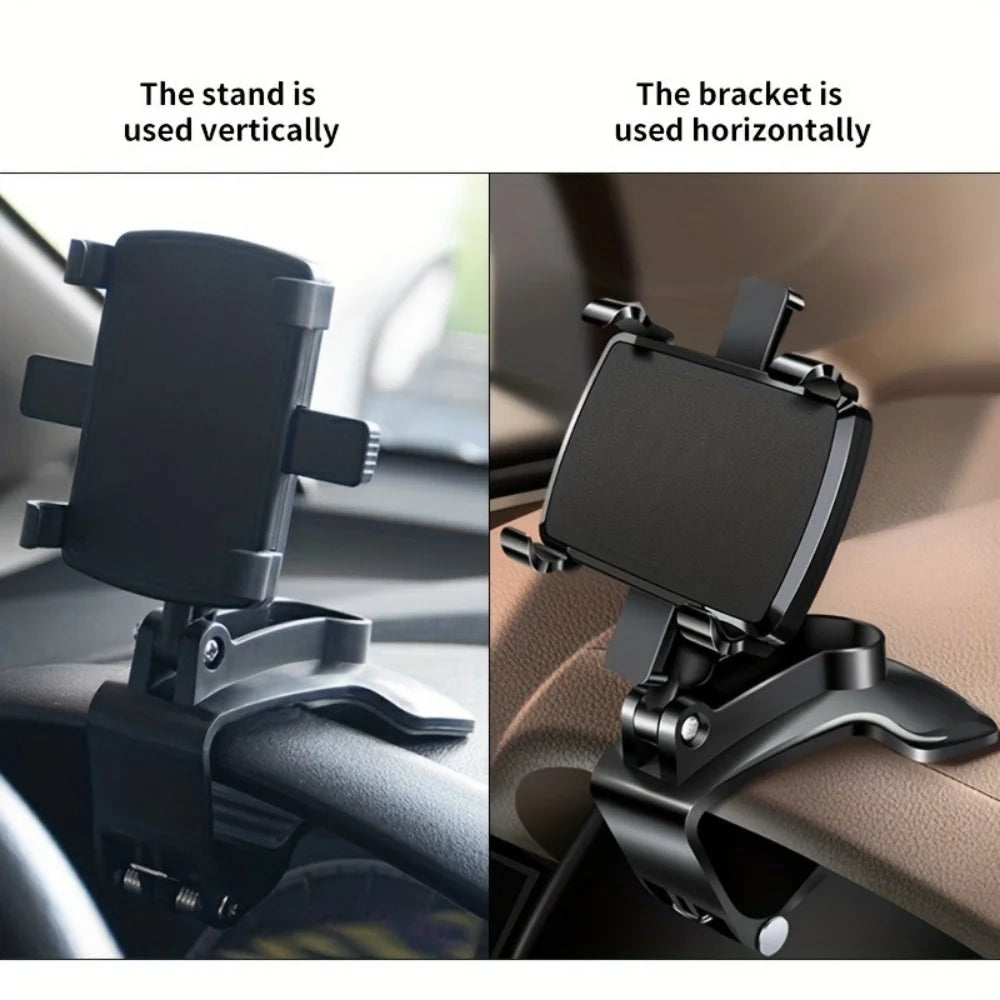 Suporte do telefone do carro suporte universal painel clipe de montagem gps suporte do telefone móvel do carro no carro para iphone samsung xiaomi
