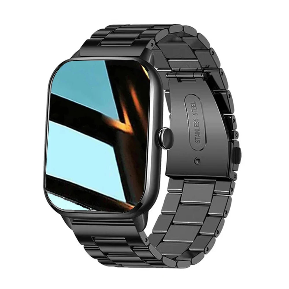 Relógio inteligente mais das mulheres dos homens mais tela de toque completa esportes fitness relógio bluetooth chamada android telefone digital multidial smartwatch