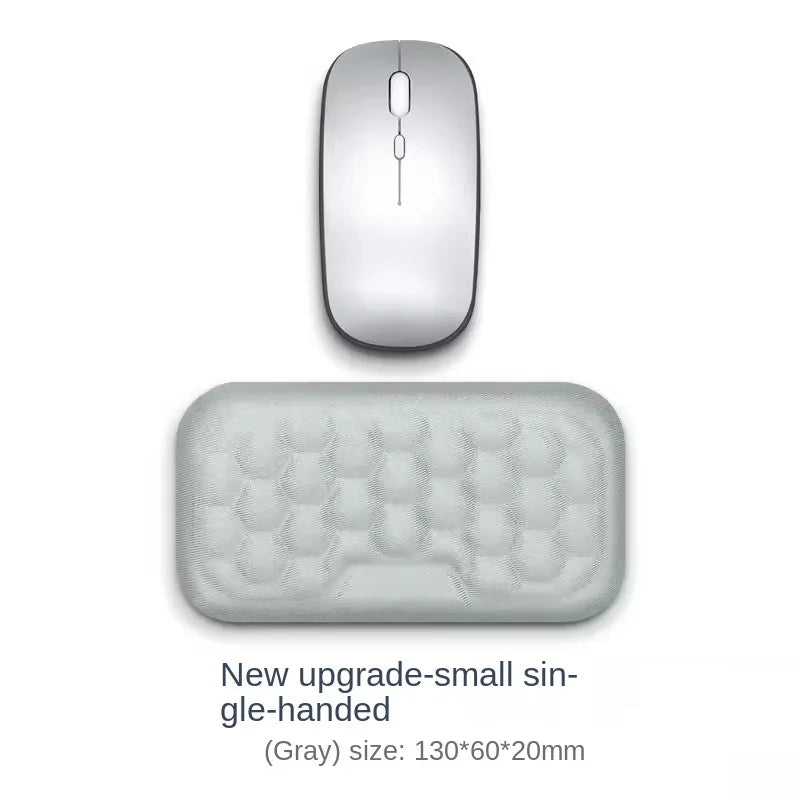Conjunto de almofada de teclado de espuma de memória para computador de escritório laptop fácil digitação alívio da dor teclado descanso de pulso mouse pad computador mouse pad