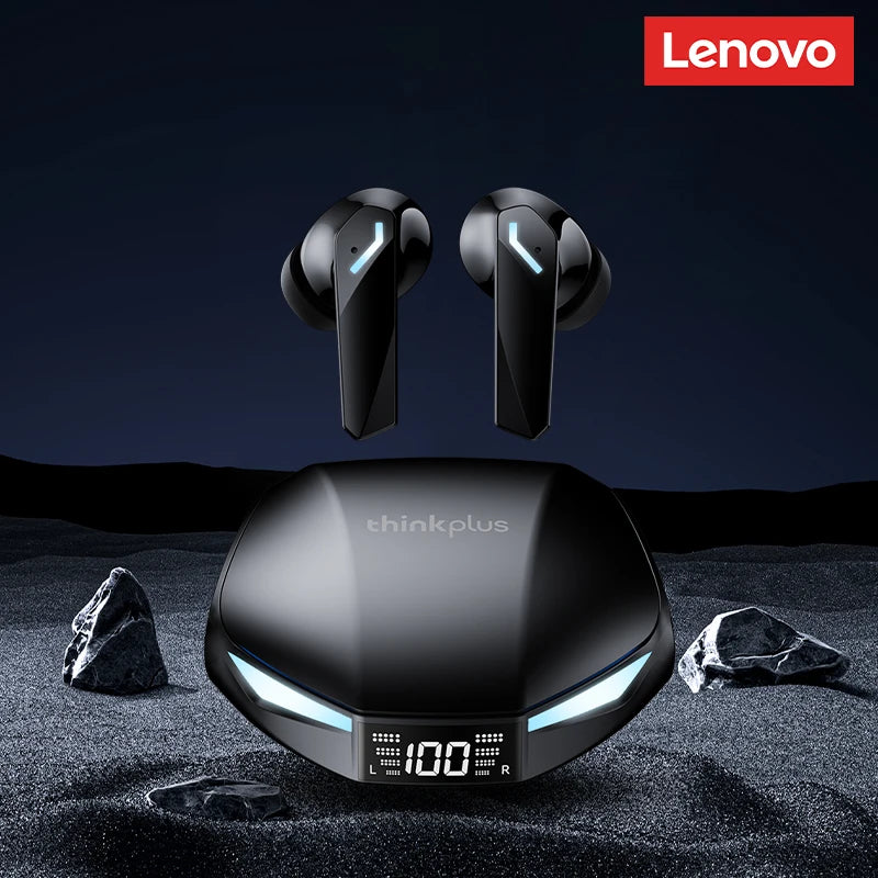 Original lenovo xt53 tws atualização bluetooth v5.4 fones de ouvido sem fio led display digital redução ruído fone