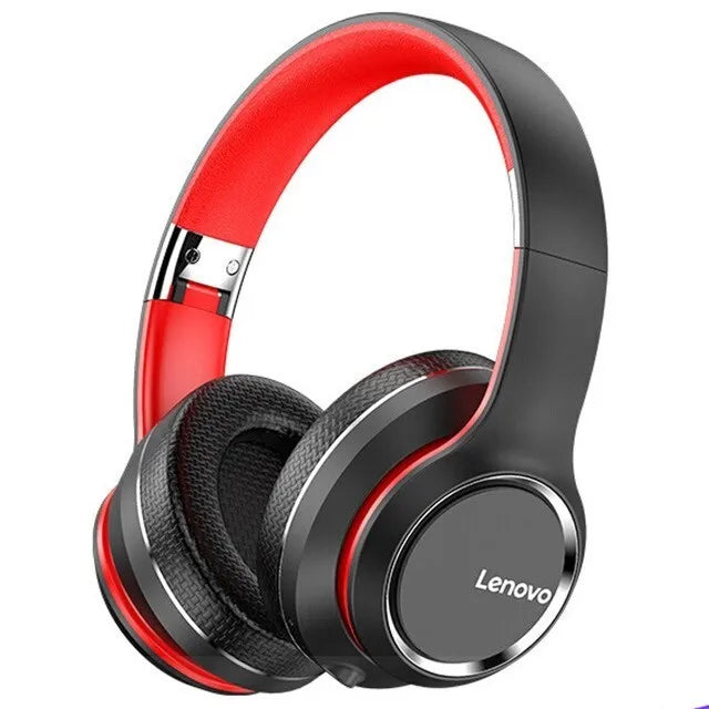 Lenovo hd200 fones de ouvido bluetooth over-ear dobrável computador sem fio cancelamento de ruído alta fidelidade estéreo gaming headset