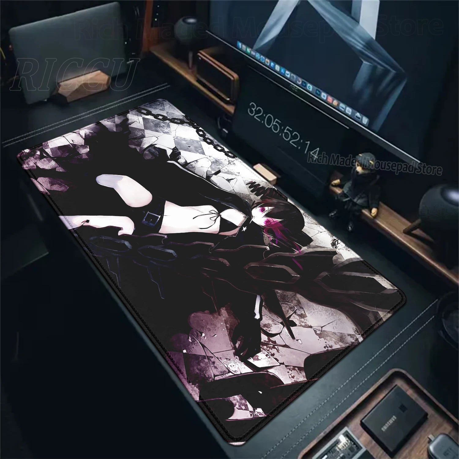 Bonito anime menina k-Kasane teto mousepad grande gaming mouse pad lockedge teclado do computador tapete de mesa pc gabinete tablepad xxl tapetes