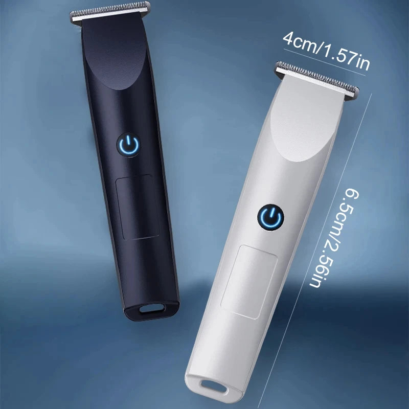 Máquina de cortar cabelo elétrica com cabeça de corte ajustável, design de carregamento USB para aparar cabelo e barba, ferramenta de higiene sem fio