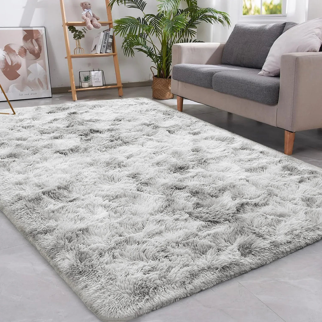 Tapete macio e fofo VIKAMA, tapete felpudo antiderrapante, ideal para quartos, salas de estar e quartos infantis como decoração de casa