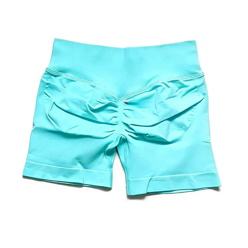 Shorts de impacto |   4.5 "fitness biker curto treino bottoms pilates correndo sem costura leggings ginásio mulher scrunch booty esportes shorts