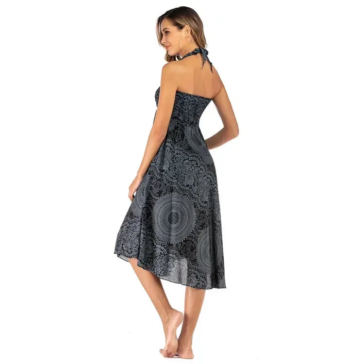 Sexy verão longo boho inferior saia feminina vintage casual ropa mujer faldas solta moda y2k maxi saias roupas femininas saia jupe