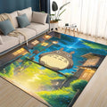 Tapete 3D T-Totoros para Sala de Estar, Quarto Infantil, Sofá, Decoração, Tapete Antiderrapante para Brincadeiras das Crianças