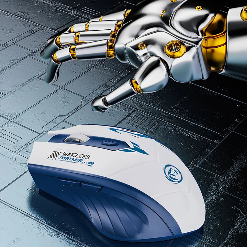 Bluetooth 5.4 mouse modo duplo 2.4g mouse sem fio 6 botões mouse para jogos escritório silencioso ratos recarregável para computador portátil