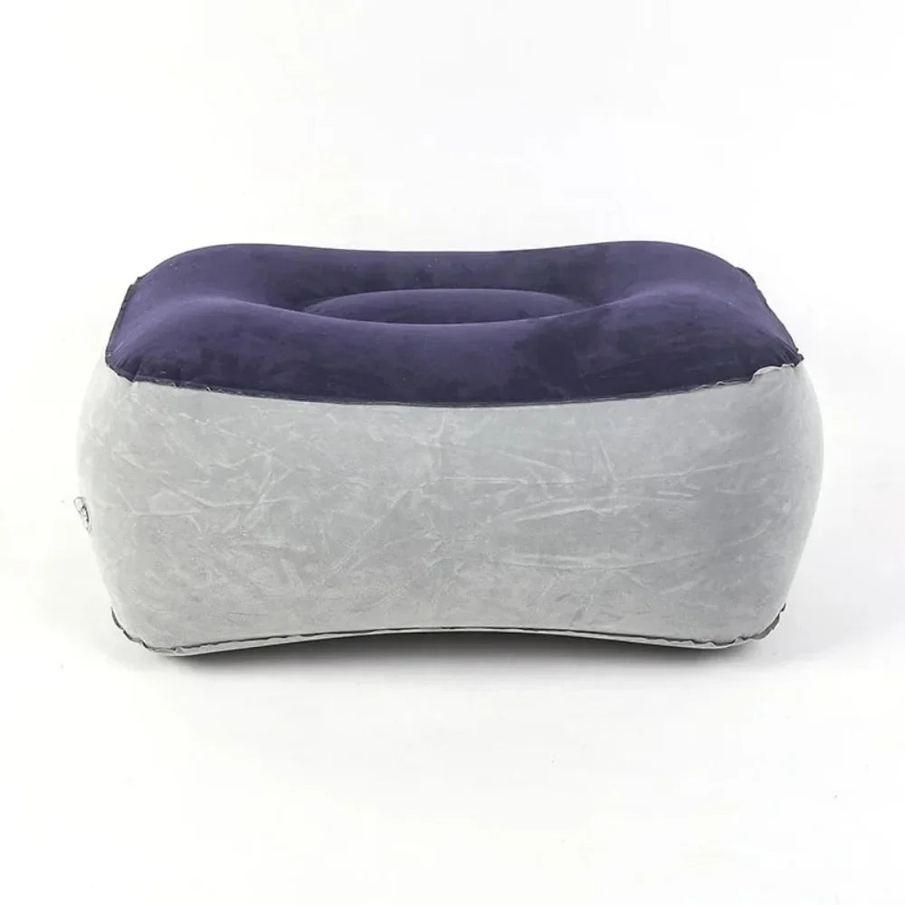 Almofada Inflável de PVC para Descanso dos Pés, Apoio para Pernas em Viagens, Escritório e Casa, Suporte para Relaxar os Pés embaixo da Mesa