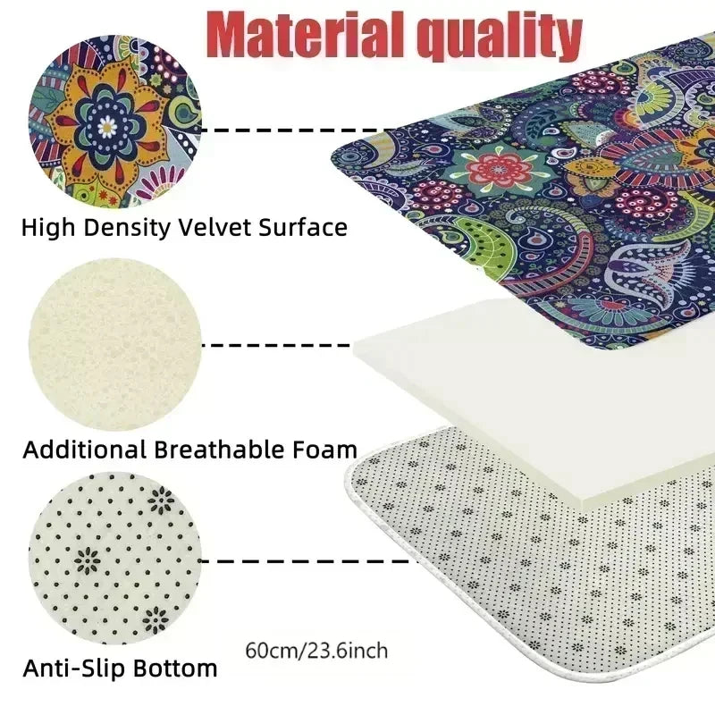 VIKAMA Tapete de quarto com desenho de piada engraçada, macio e antiderrapante, tapete infantil para cabeceira, almofada para sofá, decoração para casa