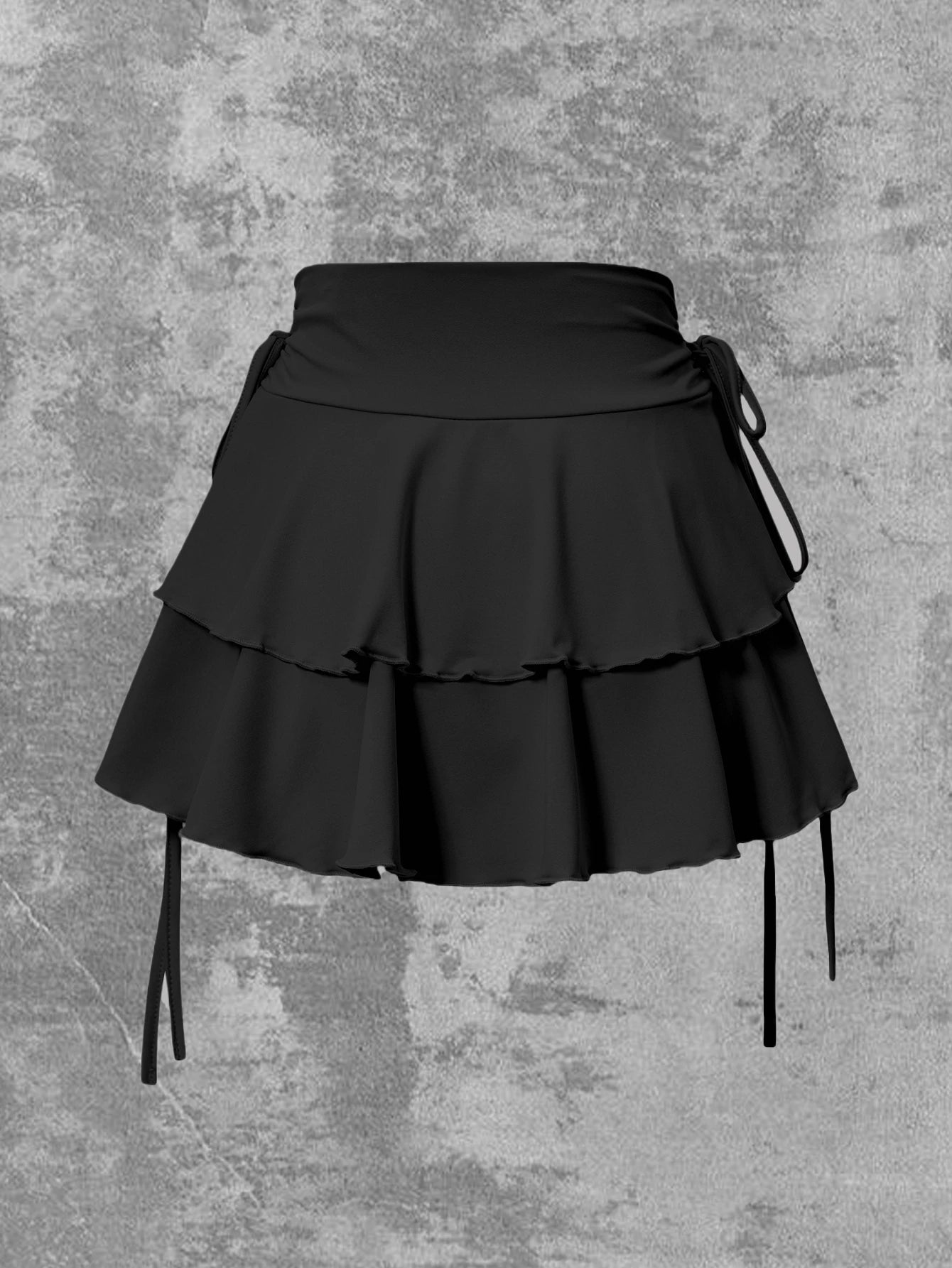 Nova Saia de Cor Sólida para Mulheres, Moda de Verão, Versátil, Cintura Alta, Ajuste Slim, Saia Curta com Cintura Elástica, Produtos em Estoque