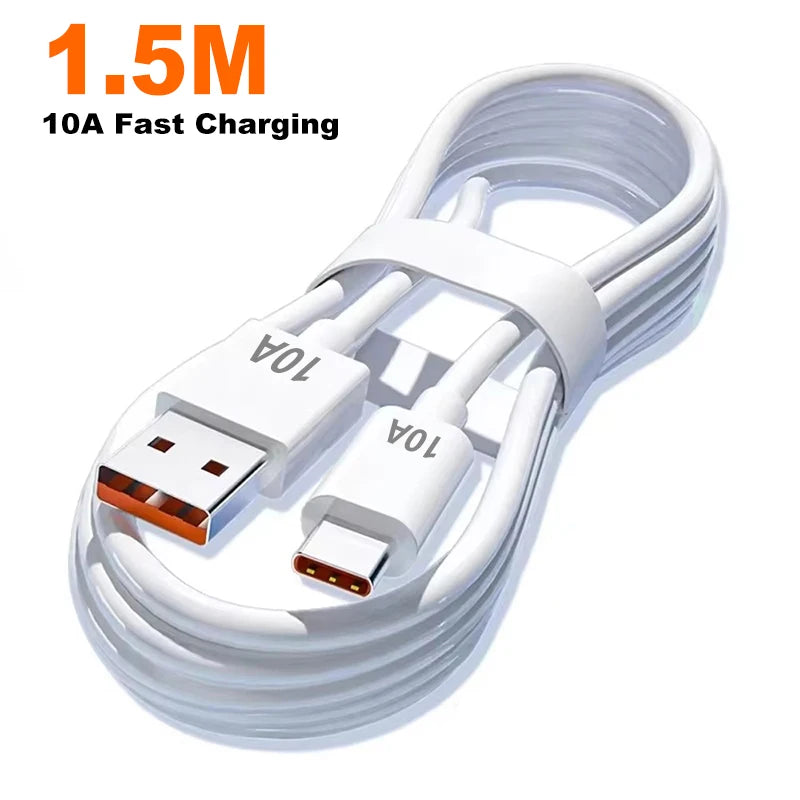 Carregador de 4 portas 120W com Quick Charge 3.0, USB C PD Tipo C, carregador de celular com carregamento rápido para iPhone, Samsung, Xiaomi, Huawei