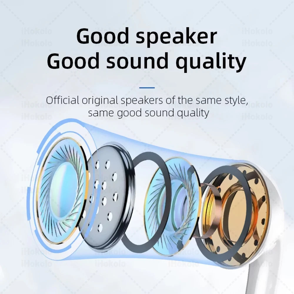 Fones de Ouvido com Fio Tipo C Originais, Fones de Ouvido de 3.5mm, Acessórios para Earbuds