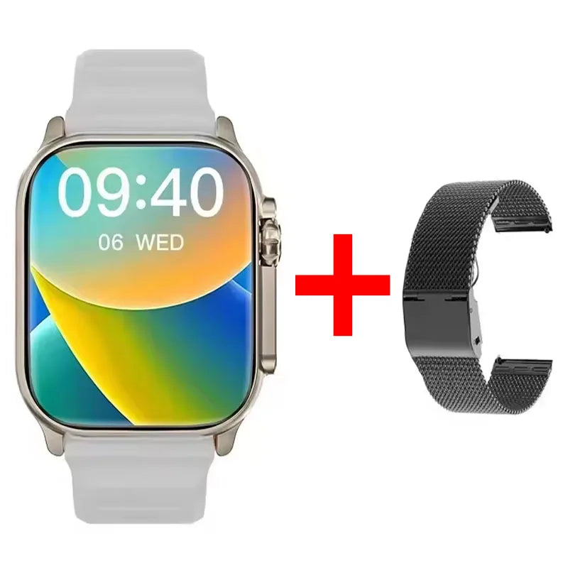 Relógio Inteligente Watch 10 Ultra 49mm 2026 Novo NFC para Homens e Mulheres com GPS, Chamadas Bluetooth, Música, Jogos e Carregamento Sem Fio