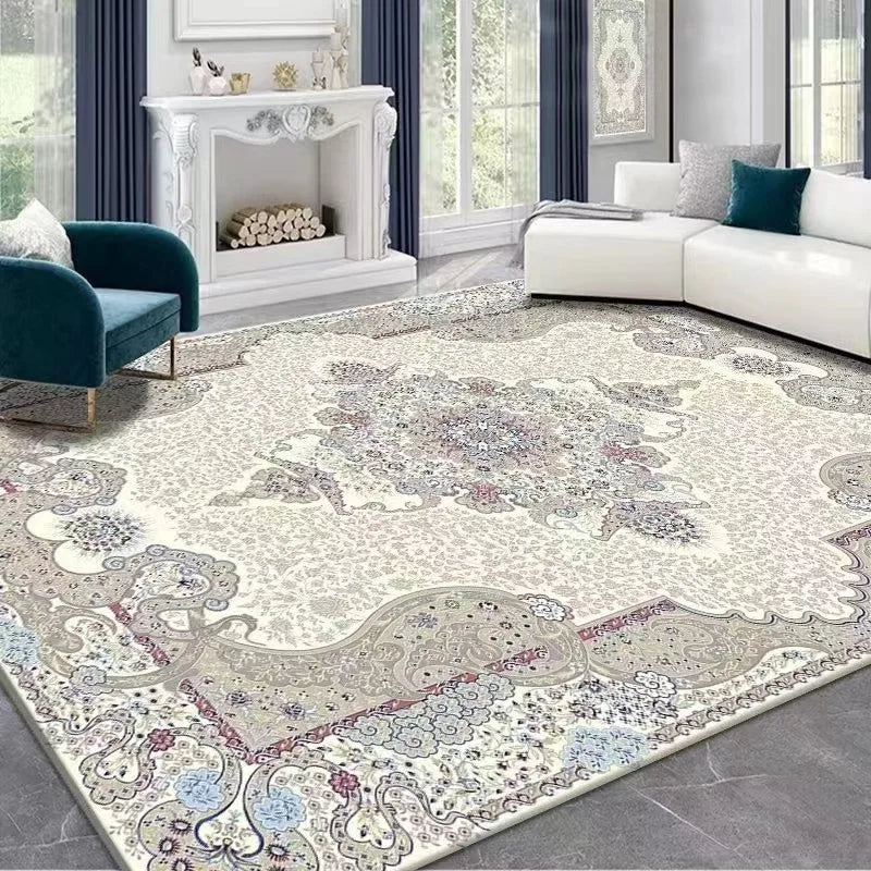 Vikama boho luxo tapete de cristal veludo quarto sala estar decoração casa do vintage exótico moderno e minimalista grande área tapete