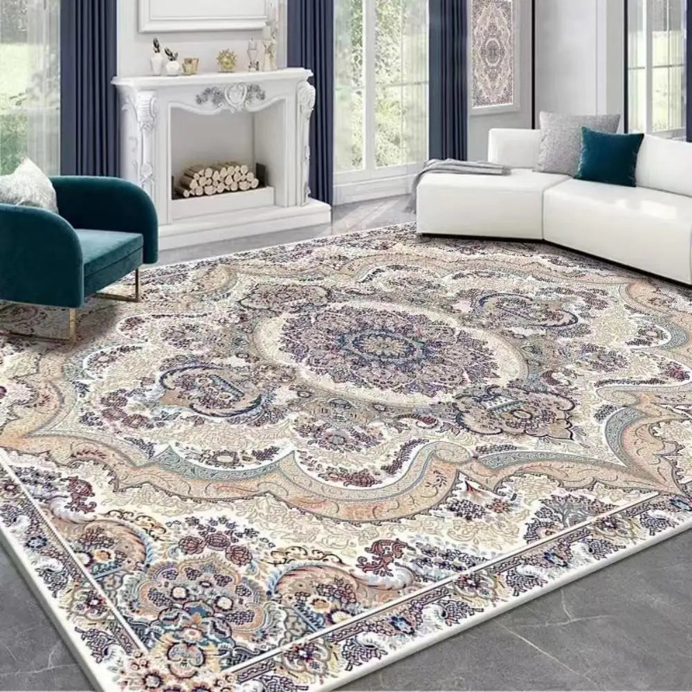 Vikama boho luxo tapete de cristal veludo quarto sala estar decoração casa do vintage exótico moderno e minimalista grande área tapete