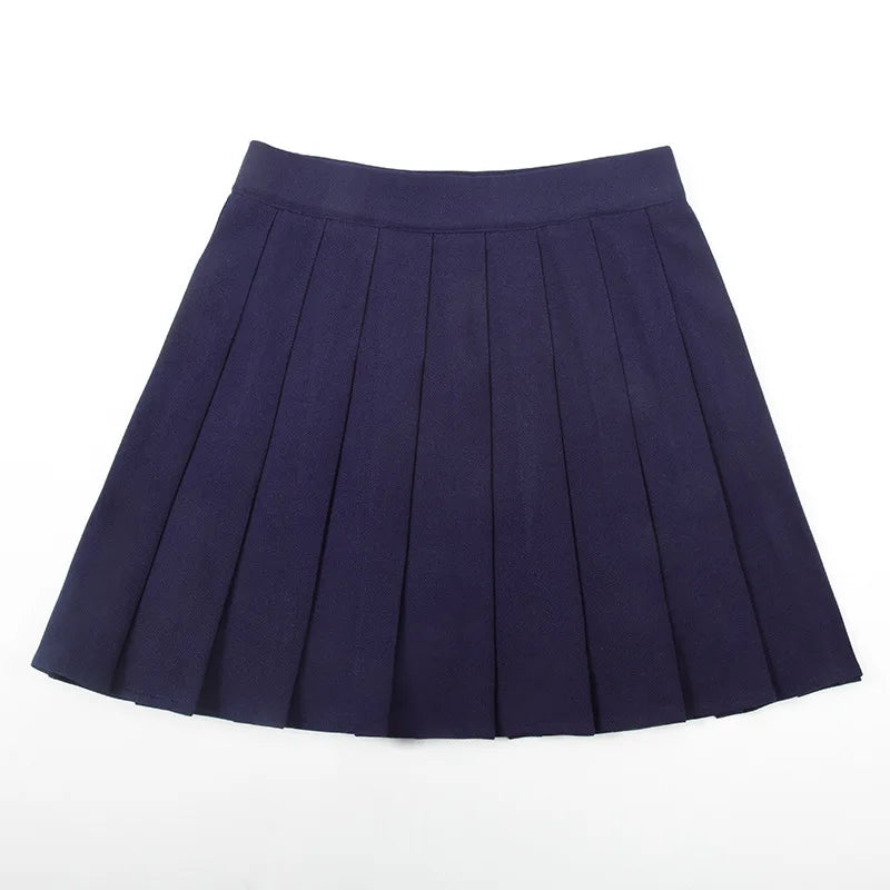 Sem shorts saias femininas cintura alta a linha mulher saia plissada verão moda feminina mini harajuku senhoras curto