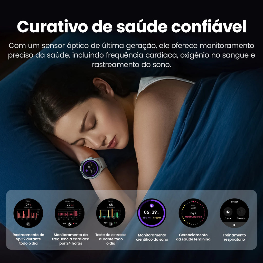 HAYLOU Solar Neo Smartwatches 1,53'' HD Display 24H Monitoramento de saúde Bluetooth Chamada Relógio inteligente Homens Mulheres Relógios esportivos inteligentes