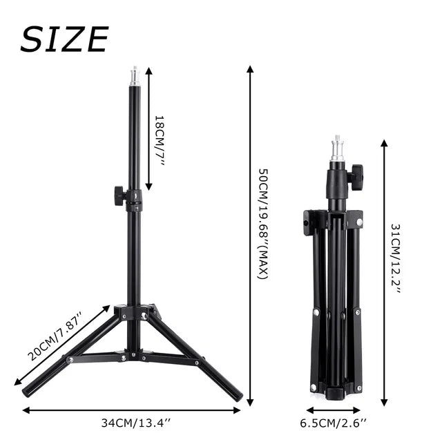 26/33cm led selfie anel de iluminação luz regulável fotográfico selfie anel lâmpada usb controle remoto luz preenchimento para telefone vídeo ao vivo