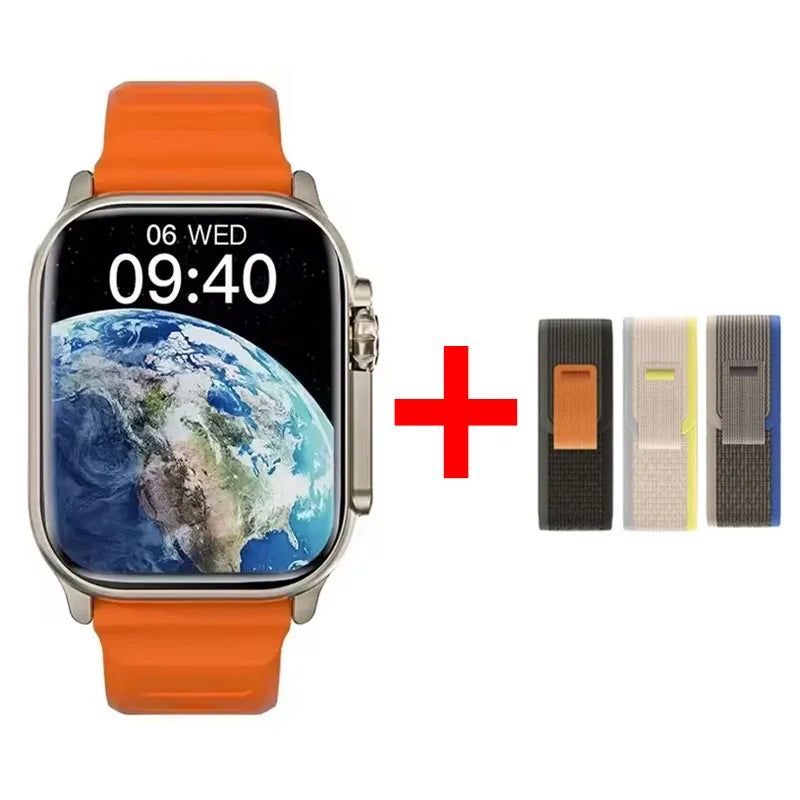 Relógio Inteligente Watch 10 Ultra 49mm 2026 Novo NFC para Homens e Mulheres com GPS, Chamadas Bluetooth, Música, Jogos e Carregamento Sem Fio