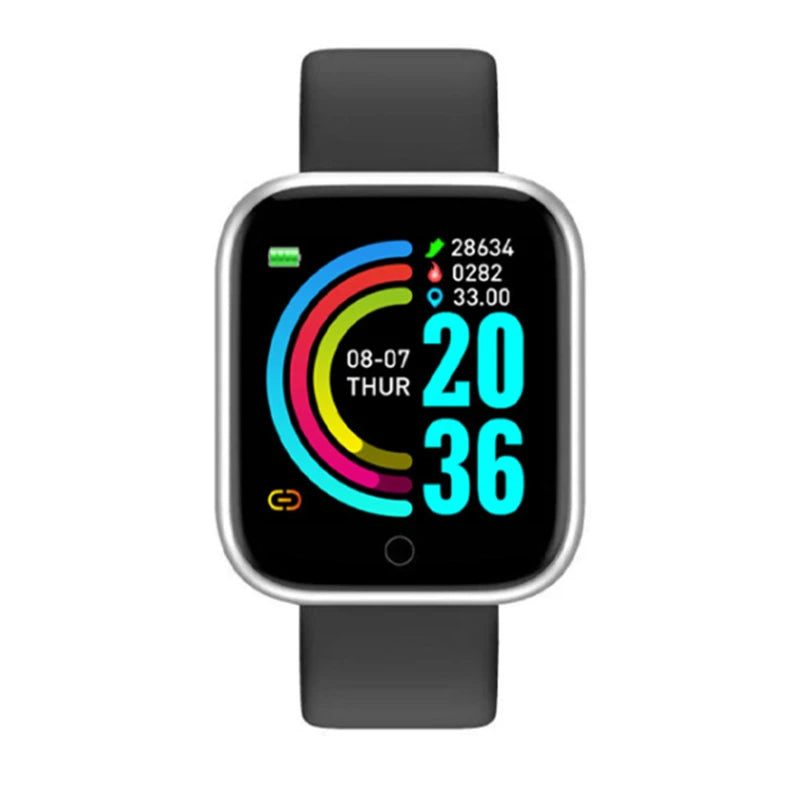 Novo relógio inteligente para homens relógio de pulso feminino fitness esporte pulseira bluetooth conectado telefone player controle música relógios digitais