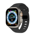 Pulseira de Silicone Sport para Apple Watch, Banda, 49mm, 45mm, 44mm, 42mm, 40mm, 41mm, 38, Pulseira Correa, iWatch Series 9, 8, 7, 6, 5, 4, 3, SE, ultra