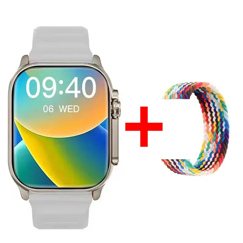 Relógio Inteligente Watch 10 Ultra 49mm 2026 Novo NFC para Homens e Mulheres com GPS, Chamadas Bluetooth, Música, Jogos e Carregamento Sem Fio