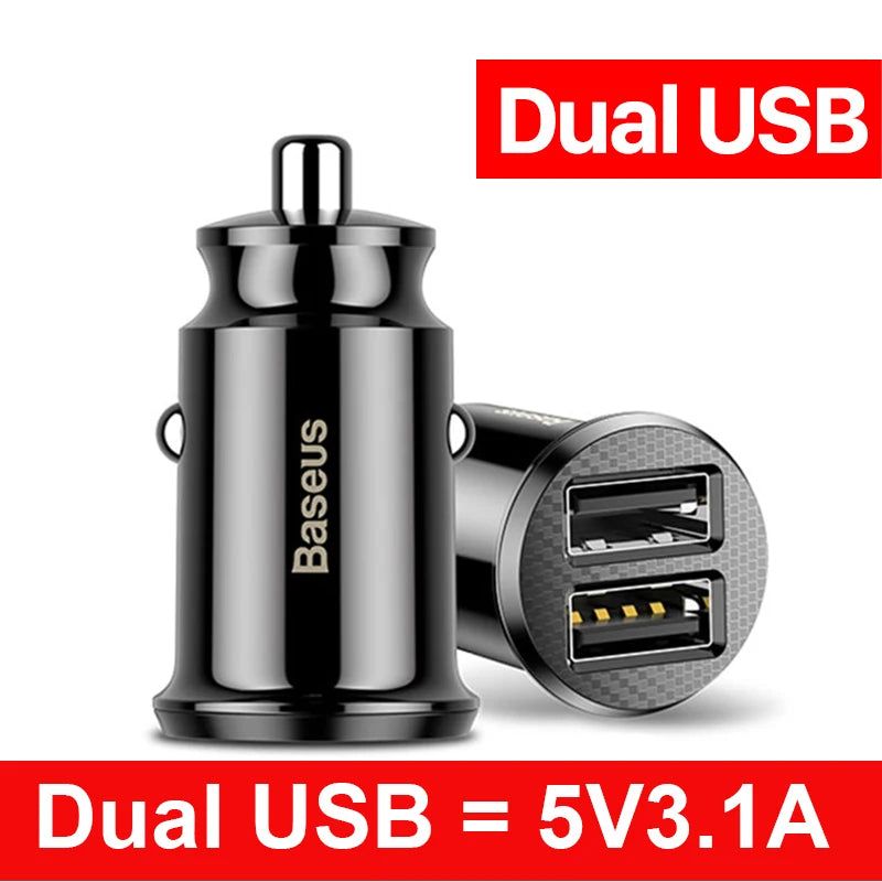 Baseus carregador de carro usb carga rápida 4.0 qc4.0 qc3.0 pps scp 5a pd tipo c 30w carregador usb de carro rápido para iphone xiaomi telefone móvel