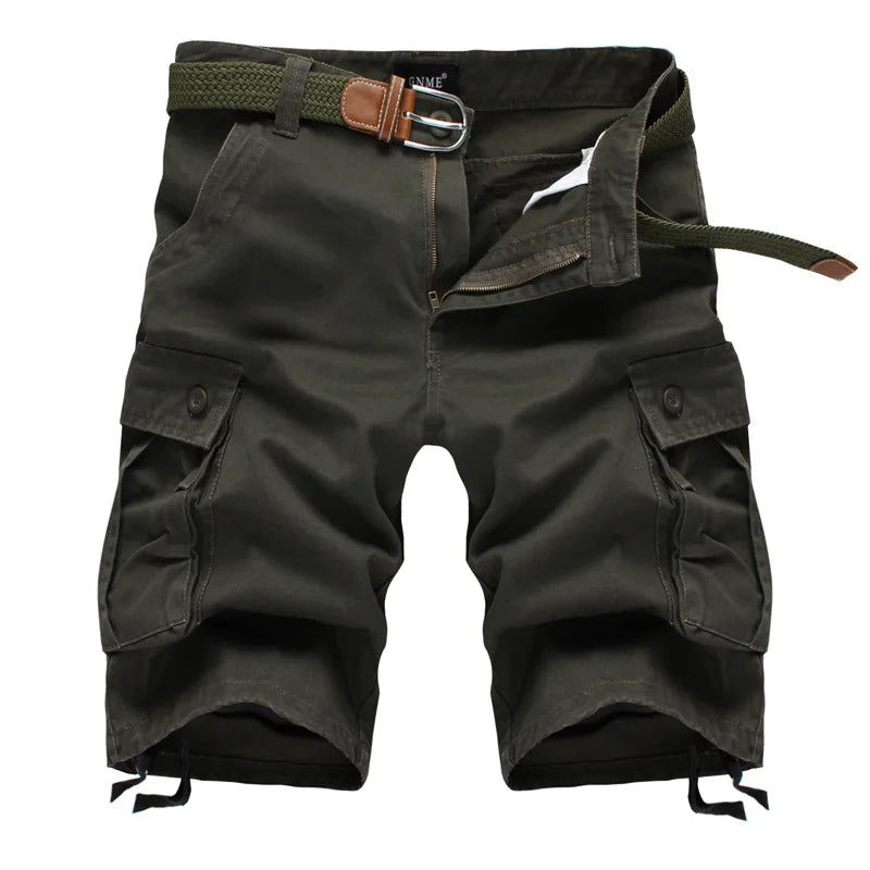 Bermudas Masculinas de Verão 2026: Shorts Xadrez da Moda, Casuais, Militares e Cargo Sem Cinto