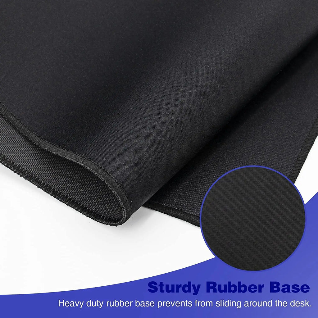 Grande Gaming Mouse Pad, tapete Gamer, PC Desk Mat, teclado preto, mouse pad do computador, XXL