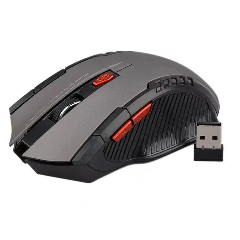 Mouse óptico sem fio de 2,4 GHz para PC laptop computador receptor USB mini mouse portátil
