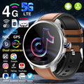 Smartwatch 4G com 16GB+256GB de RAM, tela AMOLED de 1,95 polegadas, bateria de 2100mAh, câmera de 900W, GPS, Wi-Fi, download de aplicativos Google, Android 9.0.