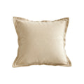 Almofada Decorativa de Veludo Micro Ondulado com Borda Dupla Franzida e Acabamento Trançado, Macia e Resistente à Sujeira para Sofá e Cama