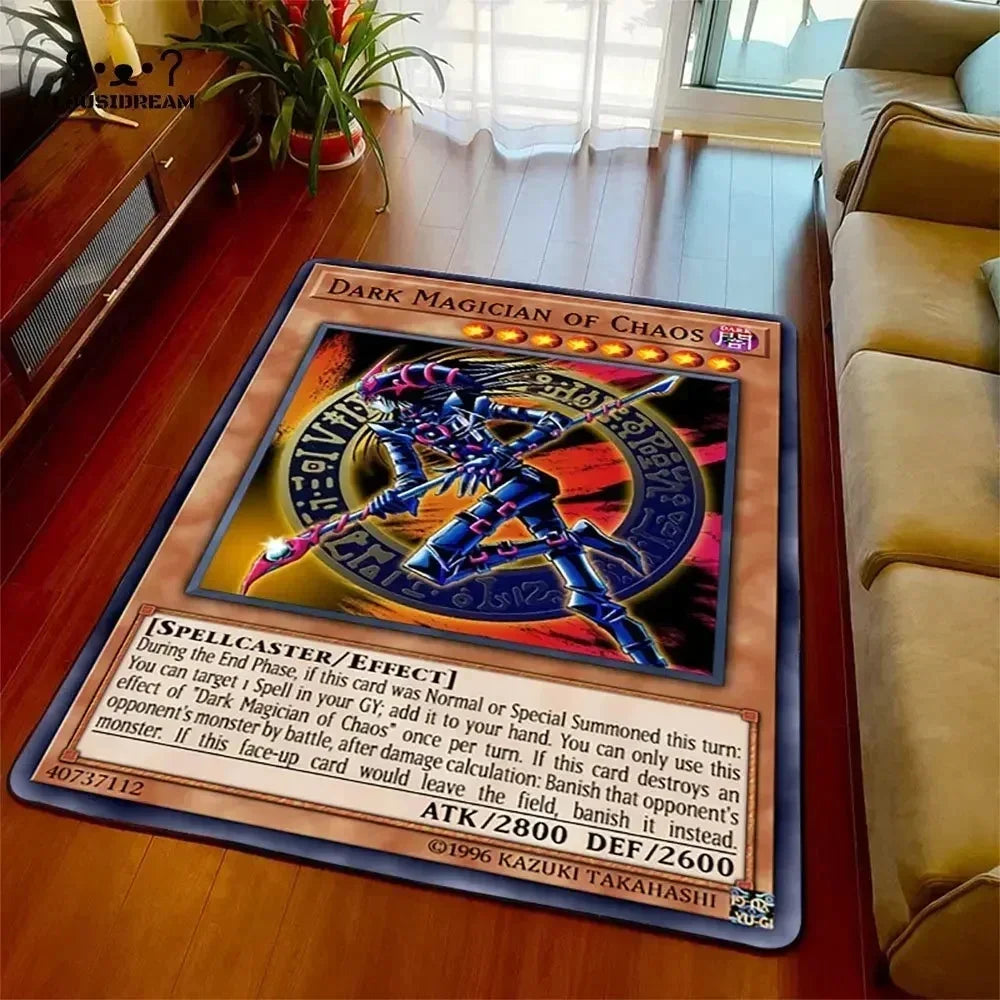 Yu-gi-oh olhos azuis dragão branco anime antiderrapante tapete dos desenhos animados para sala de estar quarto área decorativa presente perfeito