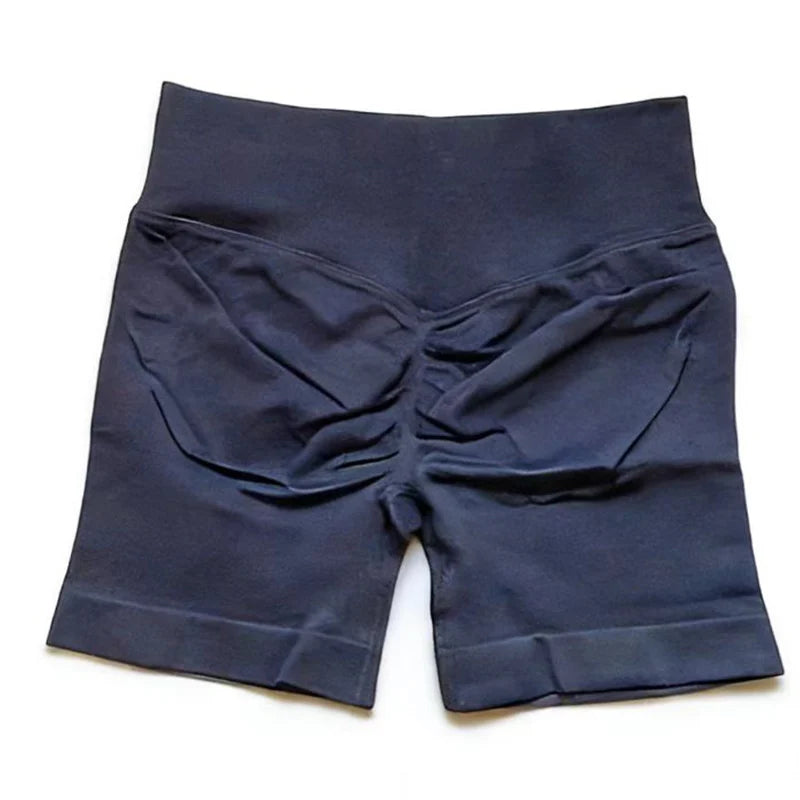 Shorts de impacto |   4.5 "fitness biker curto treino bottoms pilates correndo sem costura leggings ginásio mulher scrunch booty esportes shorts