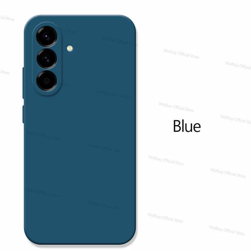 Para samsung galaxy a17 5g caso samsung galaxy a17 5g capa casos de luxo tpu à prova de choque silicone líquido capa protetora do telefone