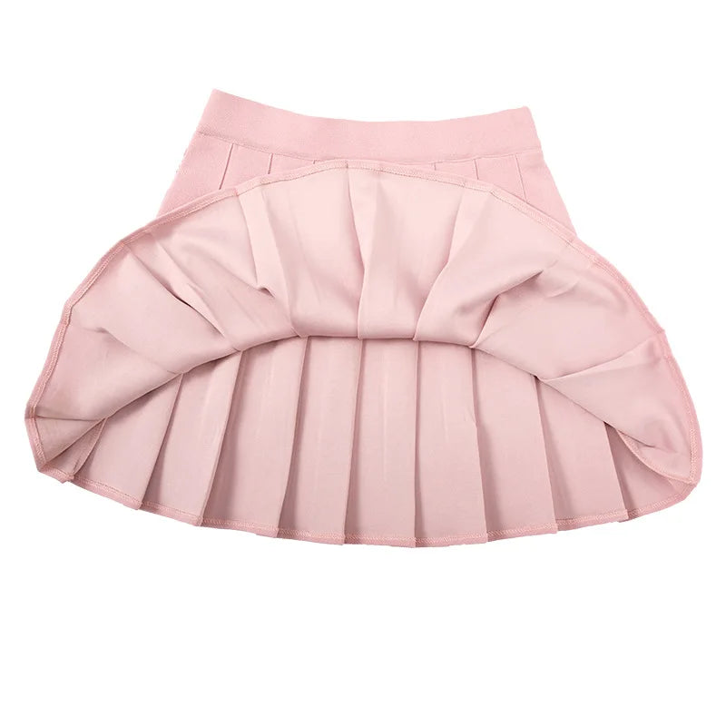 Sem shorts saias femininas cintura alta a linha mulher saia plissada verão moda feminina mini harajuku senhoras curto