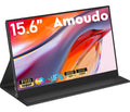 Amoudo 15.6 Polegada monitor portátil 1920x1080p display móvel ips painel lcd penhole suporte vesa udc mini hdmi estender display
