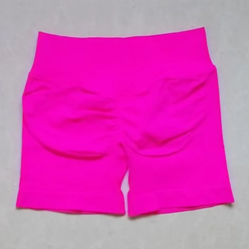 Shorts de impacto |   4.5 "fitness biker curto treino bottoms pilates correndo sem costura leggings ginásio mulher scrunch booty esportes shorts